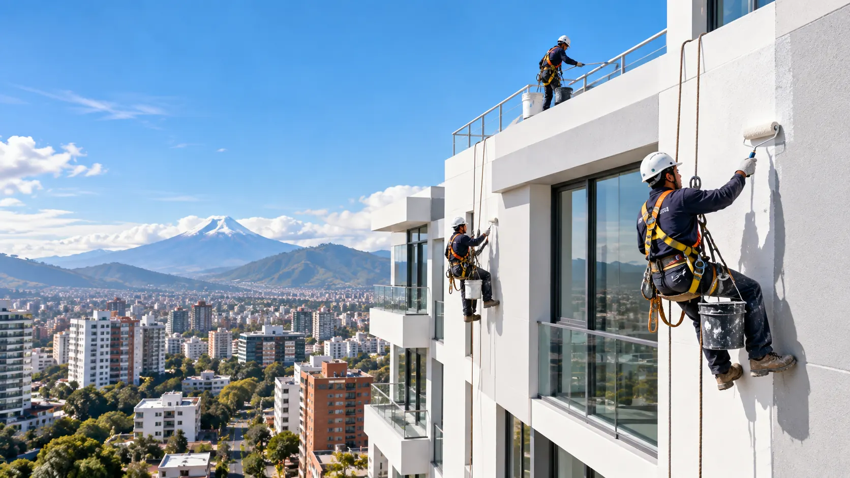 Pintura exterior de edificio